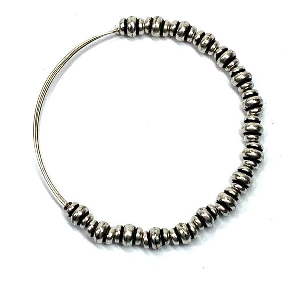 Alex and Ani Beaded Charm Bracelet Silver Finish - Expands 2"- 3.5" - Picture 1 of 2